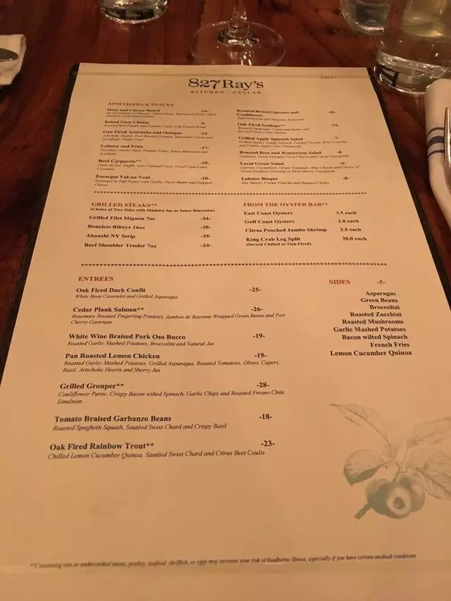 827 Rays Kitchen + Cellar