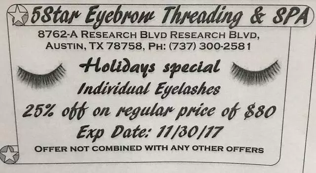 5Star Eyebrow Threading & Spa