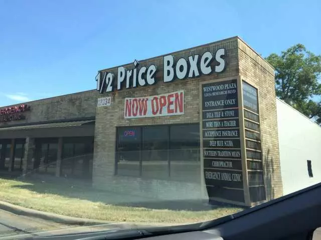 1/2 Price Boxes