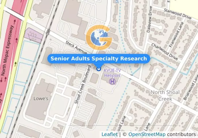 Senior Adults Specialty Research