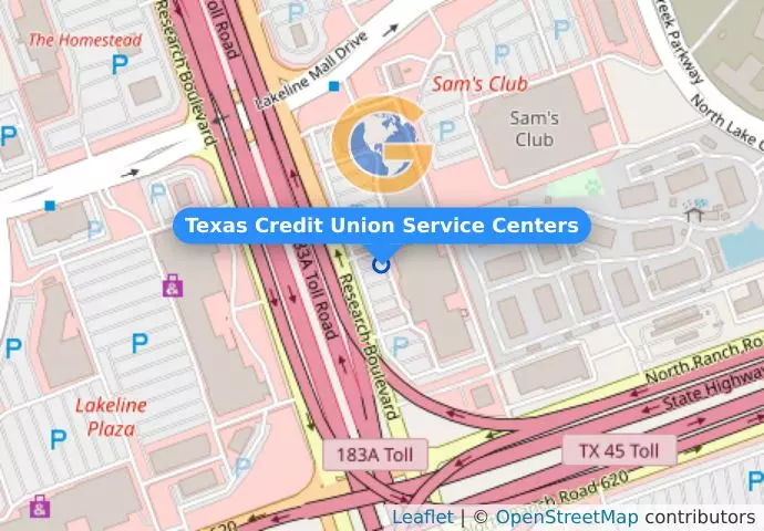 Texas Credit Union Service Centers