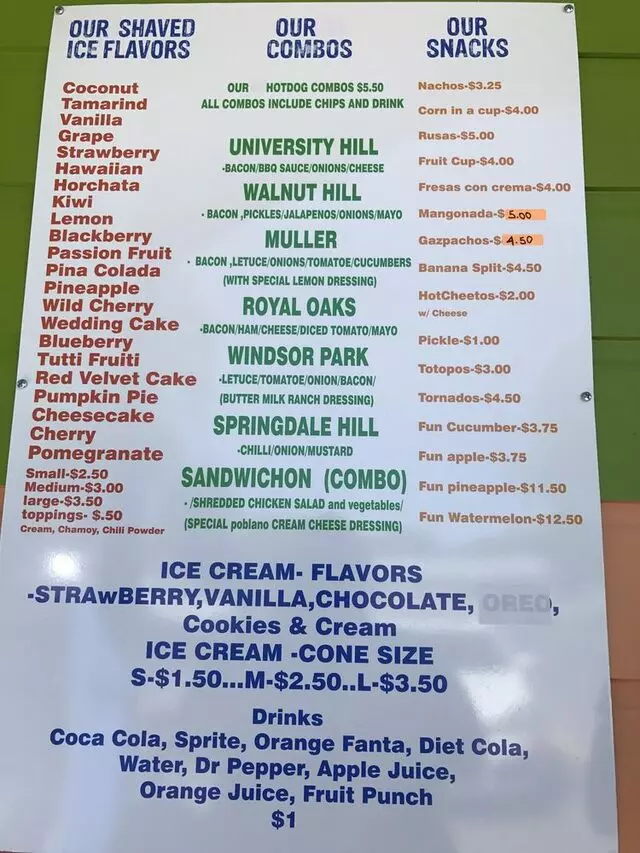 23 Flavors and Snacks