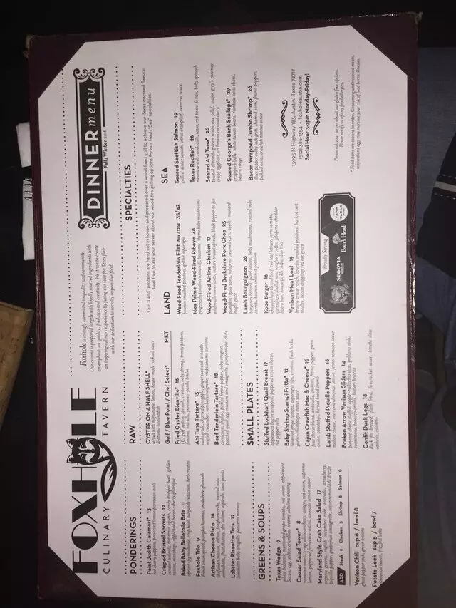 Foxhole Culinary Tavern
