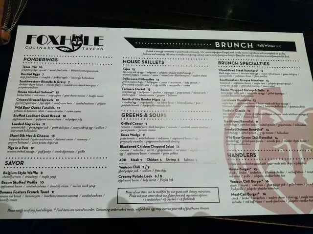 Foxhole Culinary Tavern