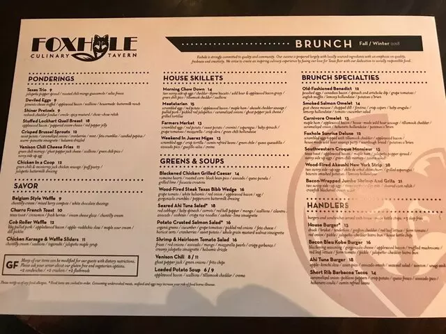 Foxhole Culinary Tavern
