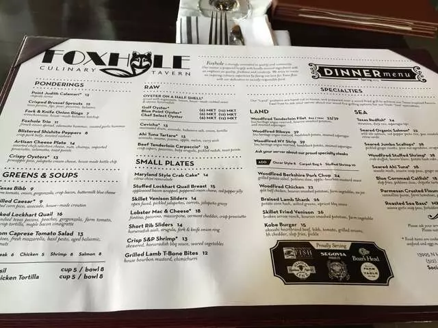 Foxhole Culinary Tavern