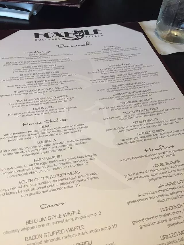 Foxhole Culinary Tavern