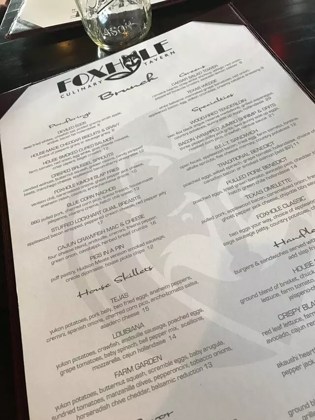 Foxhole Culinary Tavern