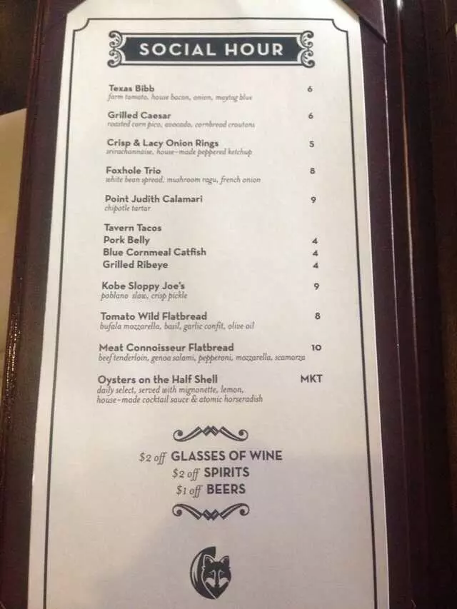 Foxhole Culinary Tavern