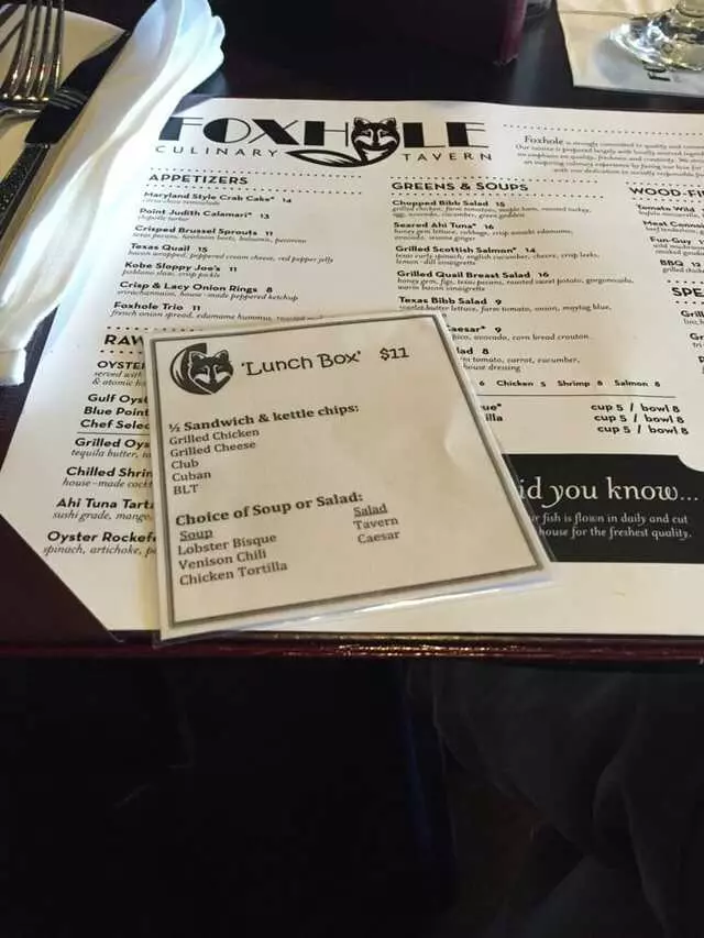 Foxhole Culinary Tavern