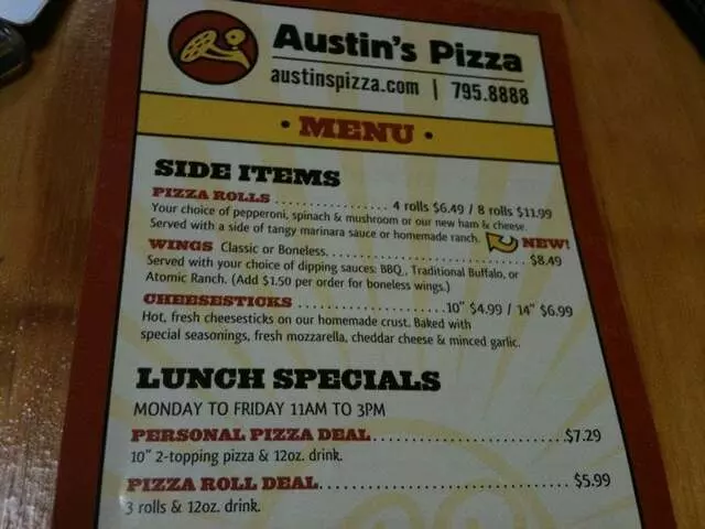 Austin’s Pizza - William Cannon