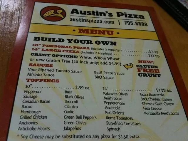 Austin’s Pizza - William Cannon