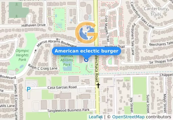 American eclectic burger