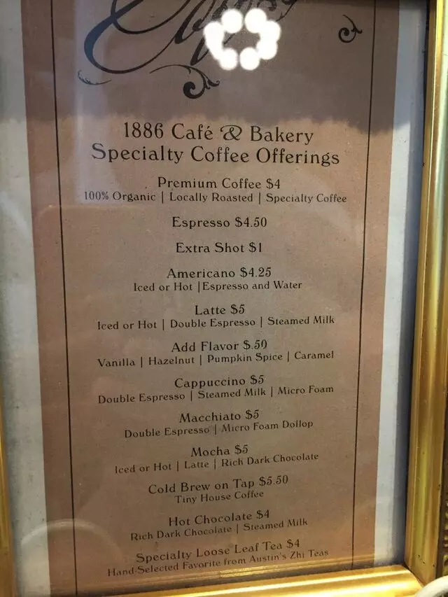 1886 Cafe & Bakery