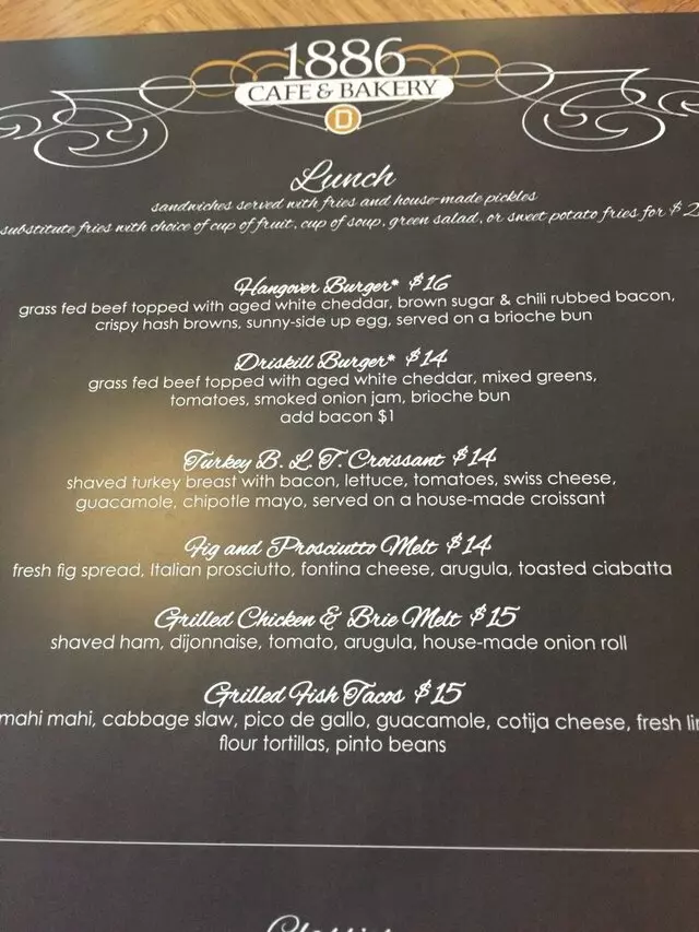 1886 Cafe & Bakery