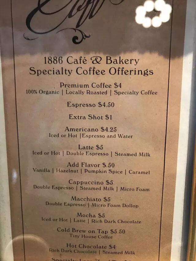1886 Cafe & Bakery