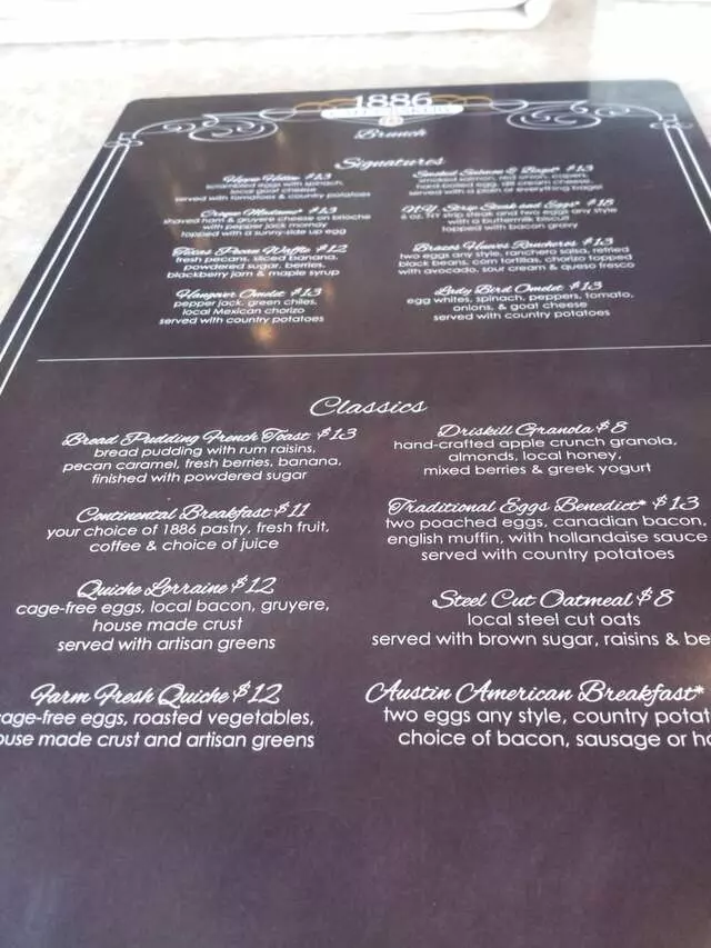 1886 Cafe & Bakery