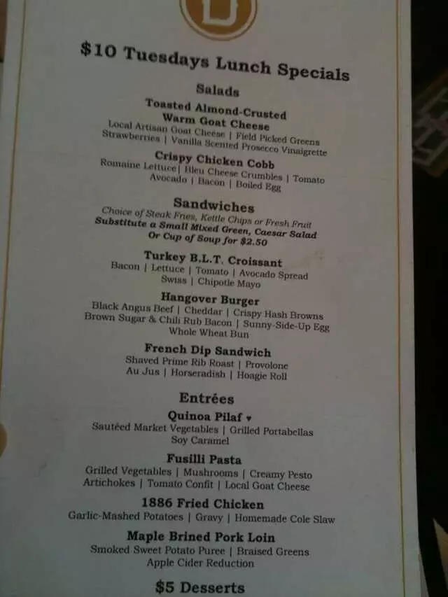 1886 Cafe & Bakery