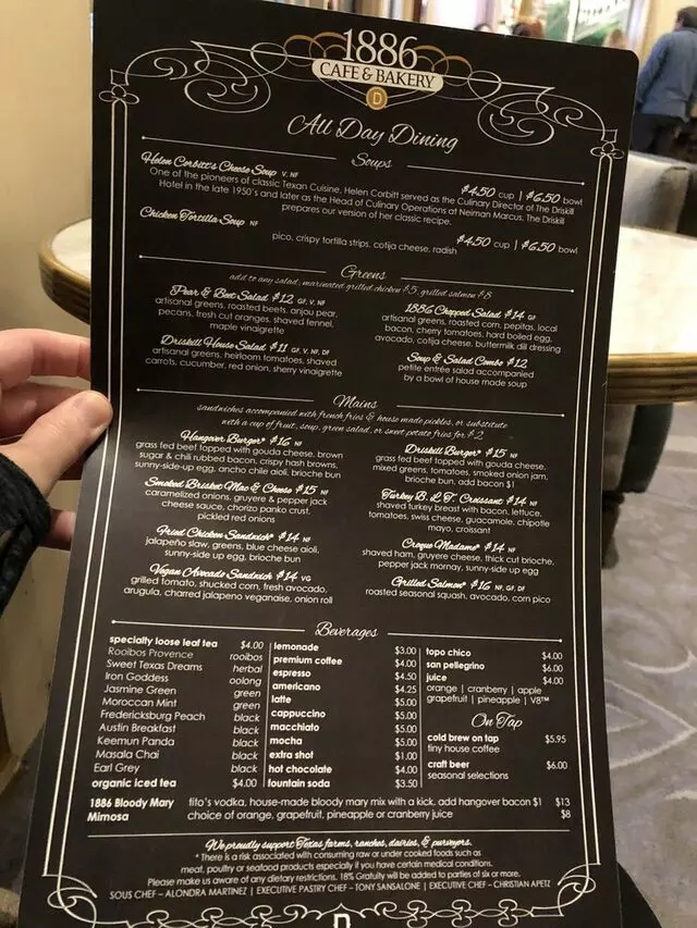1886 Cafe & Bakery