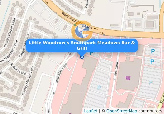 Little Woodrow&apos;s Southpark Meadows Bar & Grill