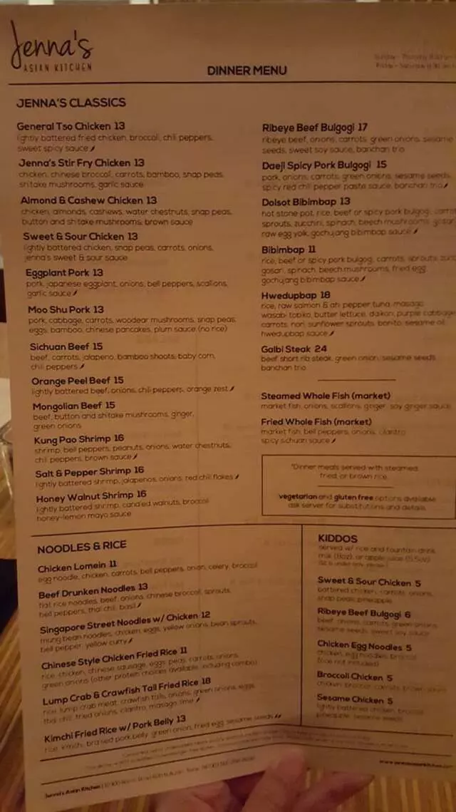 Jenna’s Asian Kitchen