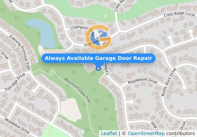 Always Available Garage Door Repair