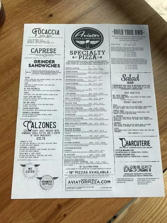 Aviator Pizza & Drafthouse