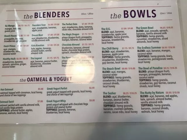 Blenders and Bowls - Downtown