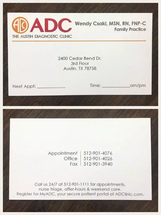 Austin Diagnostic Clinic - Cedar Bend