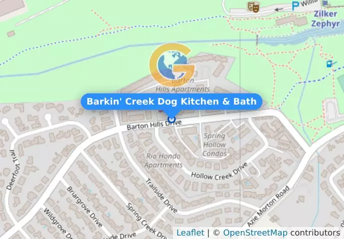 Barkin&apos; Creek Dog Kitchen & Bath