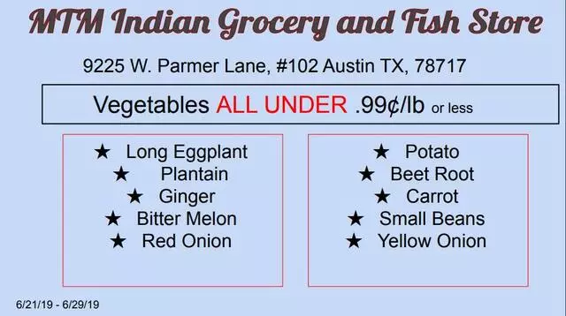Mtm Indian Grocery & Fish Store