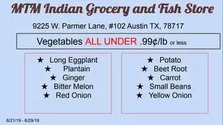 Mtm Indian Grocery & Fish Store