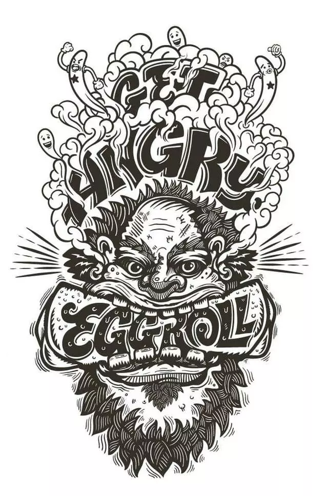 Angry Egg Roll