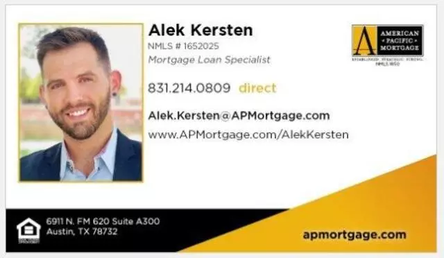 Alek Kersten - American Pacific Mortgage