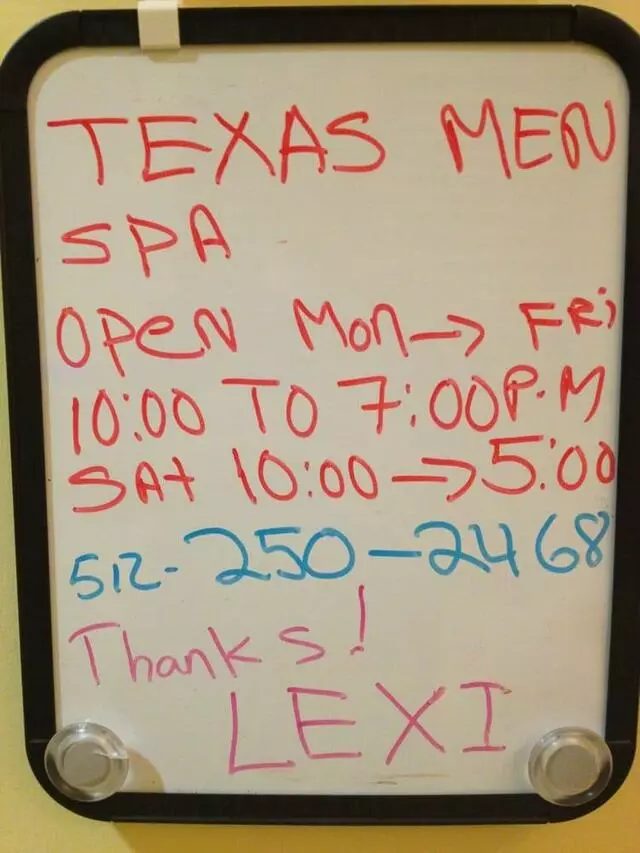 Austin Texas Men’s Spa